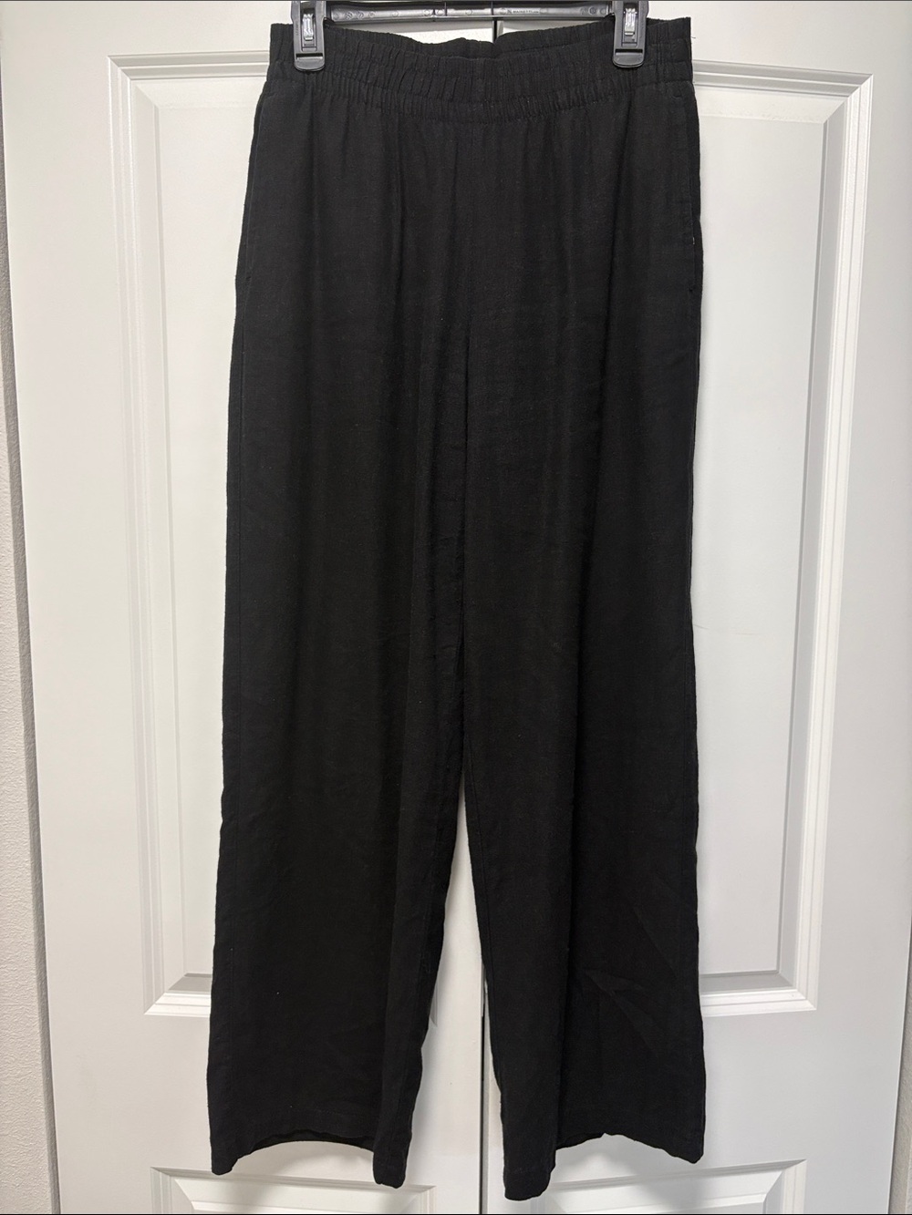 Old Navy Black Linen Pants